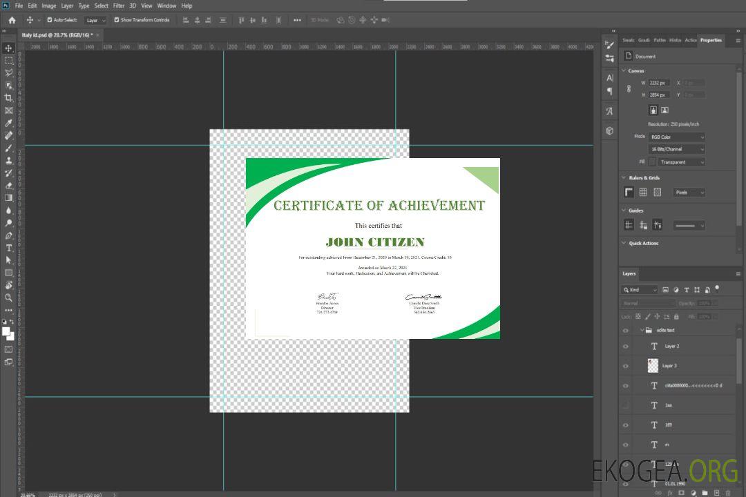 Modèle de certificat de réussite des États-Unis au format Word et PDF template